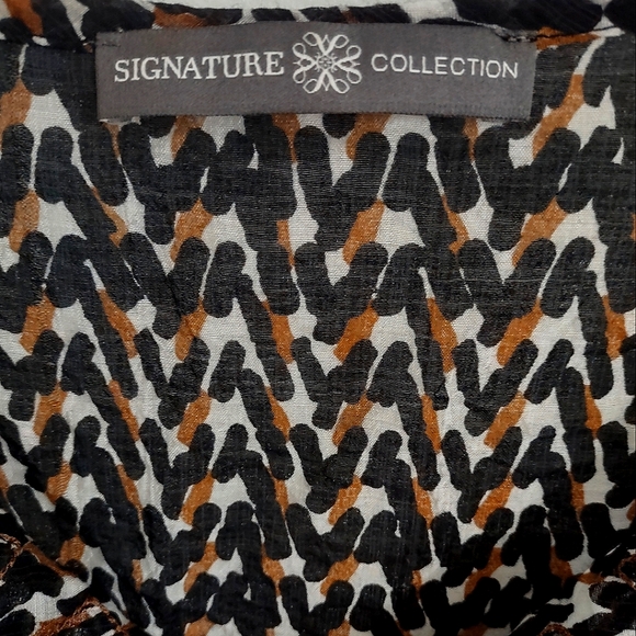 Plus size Top w/ Gold Studs & Black Tassels - Picture 7 of 17